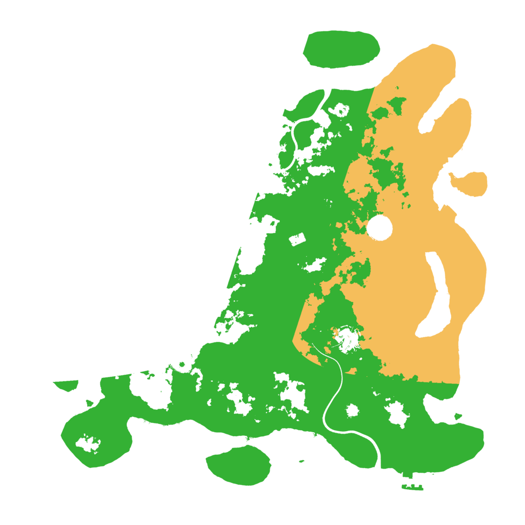 Biome Rust Map: Procedural Map, Size: 3700, Seed: 1869864860