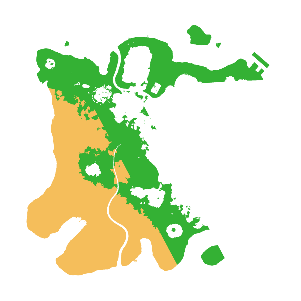 Biome Rust Map: Procedural Map, Size: 3000, Seed: 2128320414