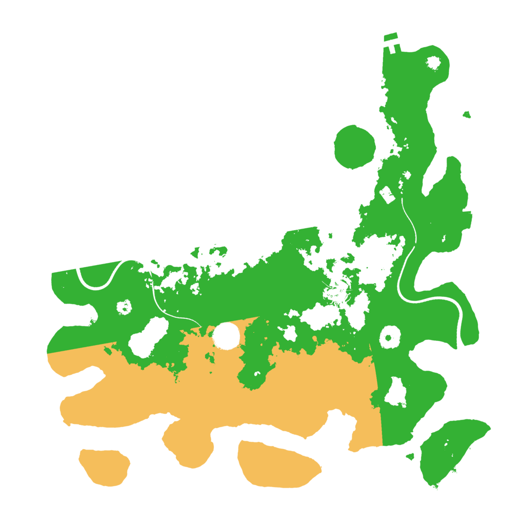 Biome Rust Map: Procedural Map, Size: 3500, Seed: 1996777658