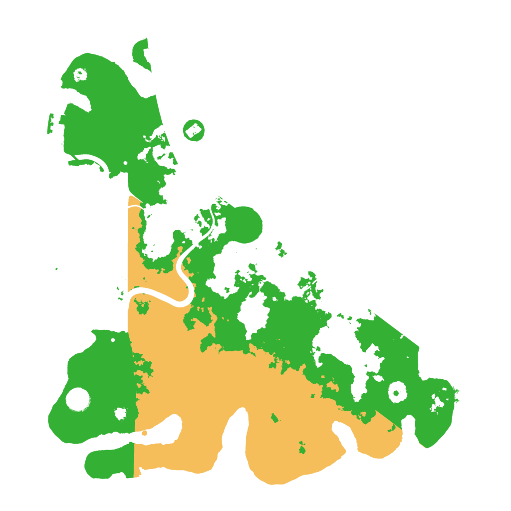 Biome Rust Map: Procedural Map, Size: 3800, Seed: 318966993