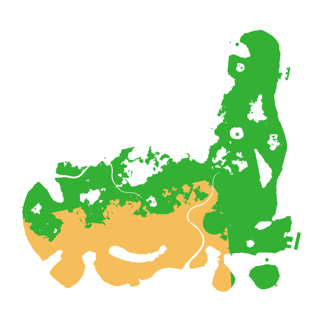 Biome Rust Map: Procedural Map, Size: 3650, Seed: 1103152353