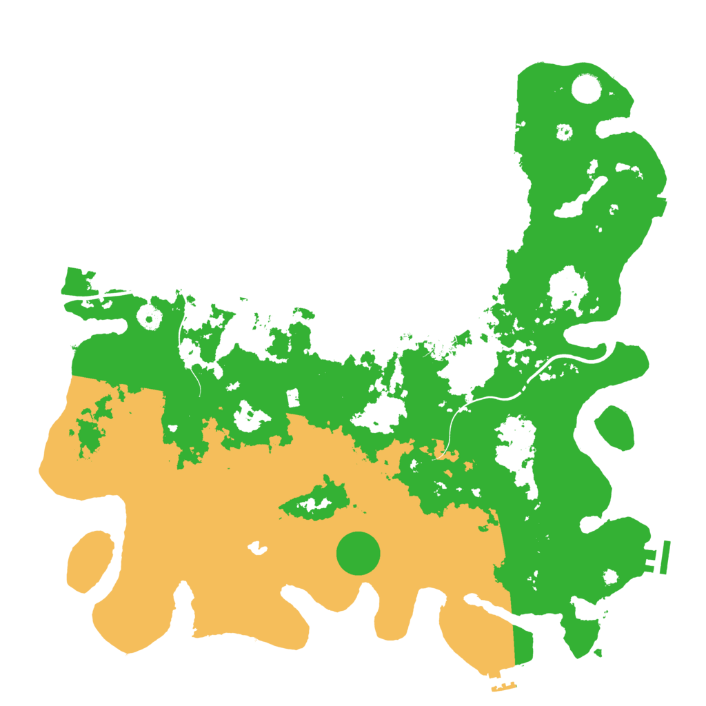 Biome Rust Map: Procedural Map, Size: 4250, Seed: 1288005724
