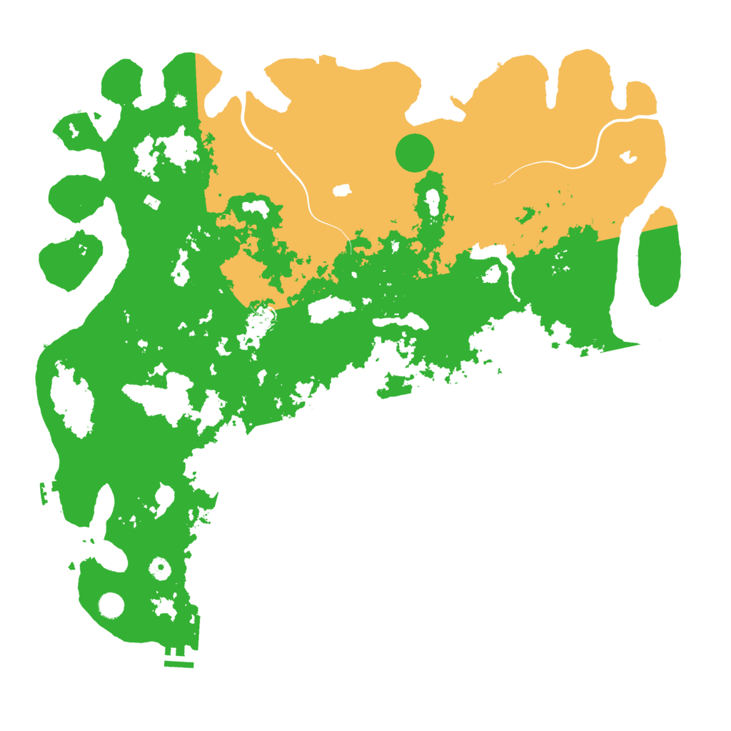 Biome Rust Map: Procedural Map, Size: 5000, Seed: 1479570448