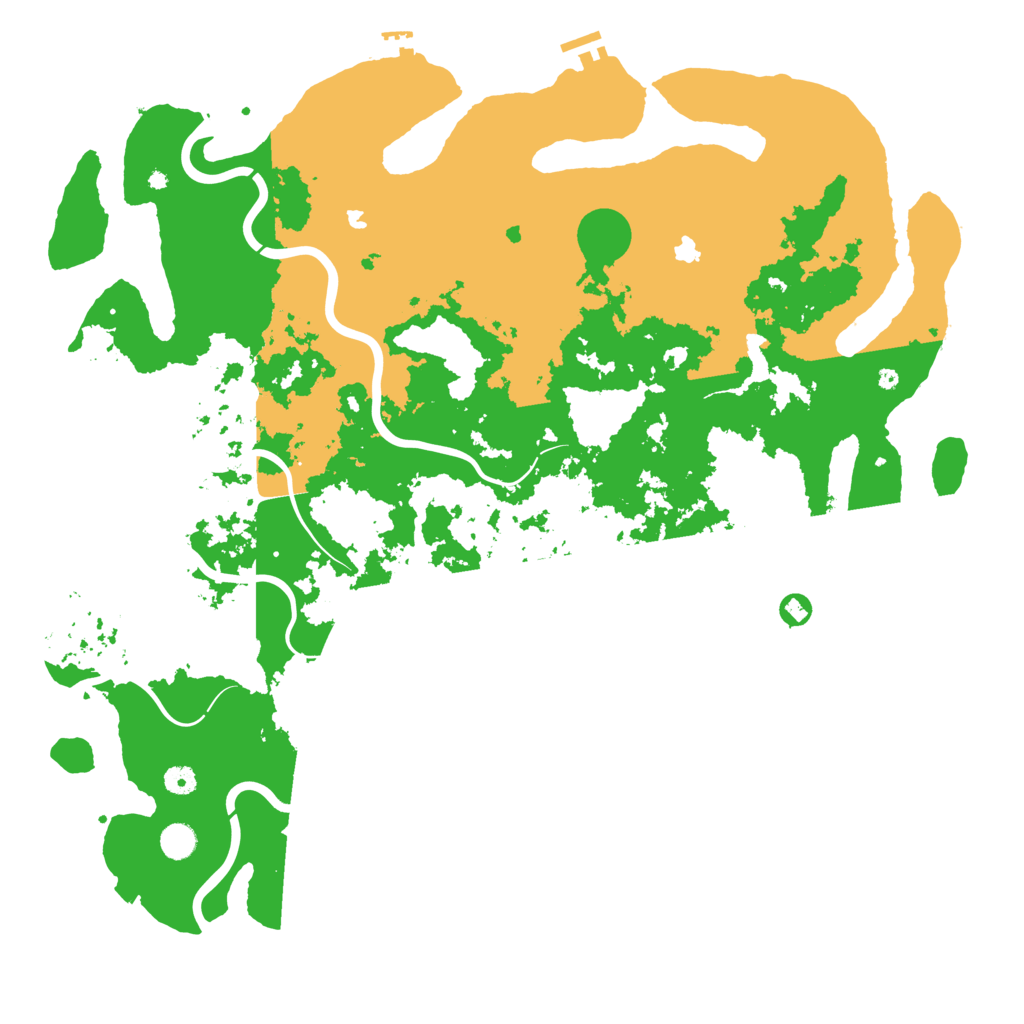Biome Rust Map: Procedural Map, Size: 5000, Seed: 904444444