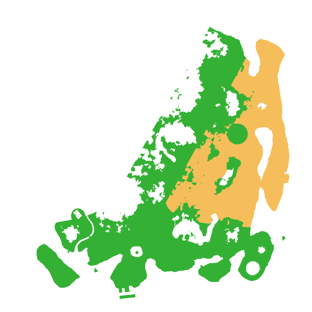 Biome Rust Map: Procedural Map, Size: 4000, Seed: 1182109365