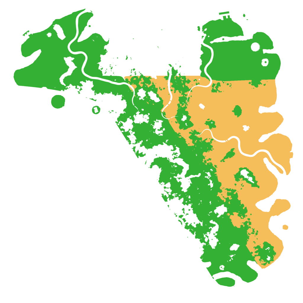 Biome Rust Map: Procedural Map, Size: 6000, Seed: 2101596589