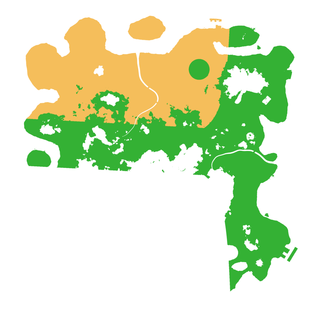 Biome Rust Map: Procedural Map, Size: 4000, Seed: 6482591