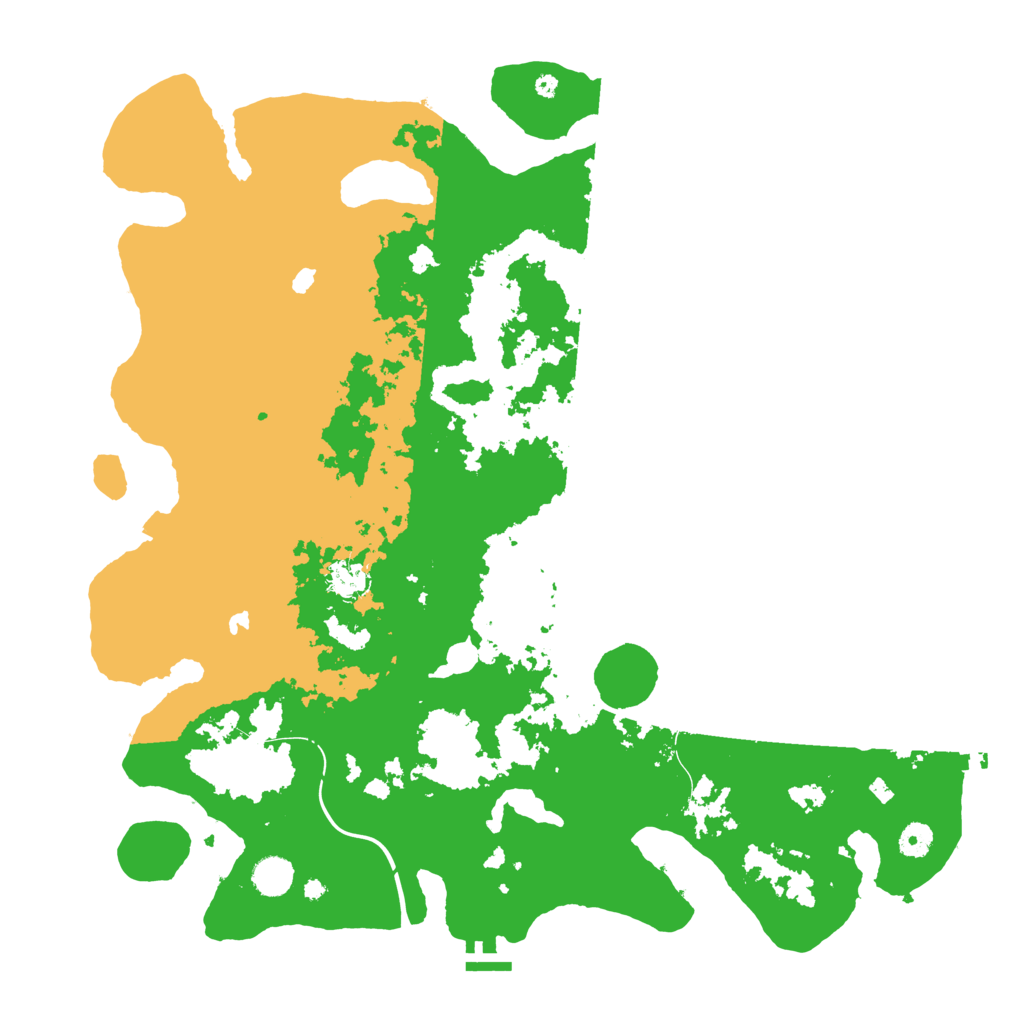 Biome Rust Map: Procedural Map, Size: 4500, Seed: 722697063