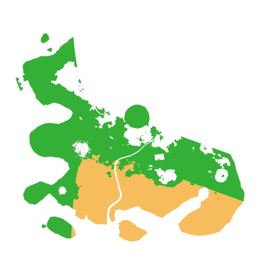 Biome Rust Map: Procedural Map, Size: 3000, Seed: 5268350