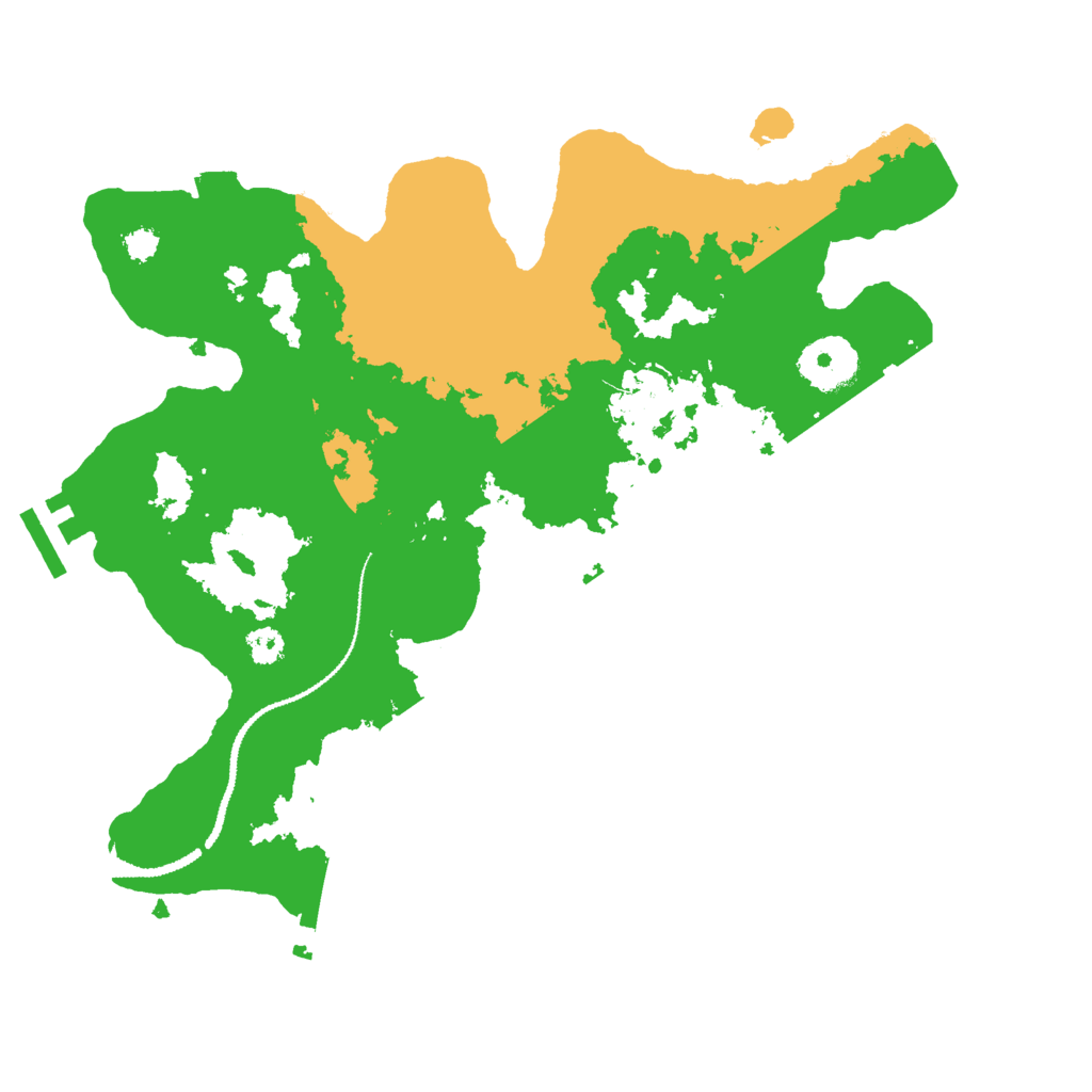 Biome Rust Map: Procedural Map, Size: 3000, Seed: 45249