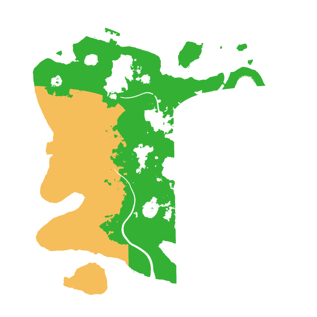 Biome Rust Map: Procedural Map, Size: 3000, Seed: 698992