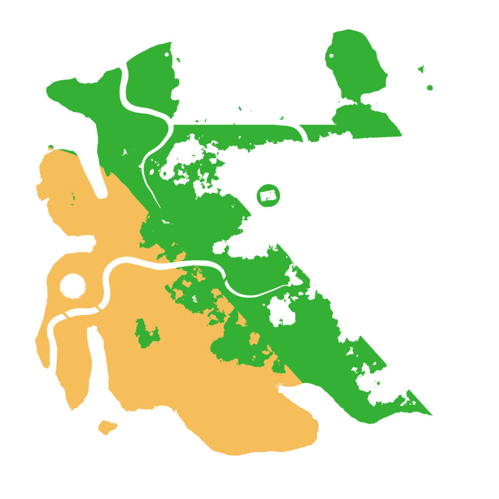 Biome Rust Map: Procedural Map, Size: 3500, Seed: 58145673