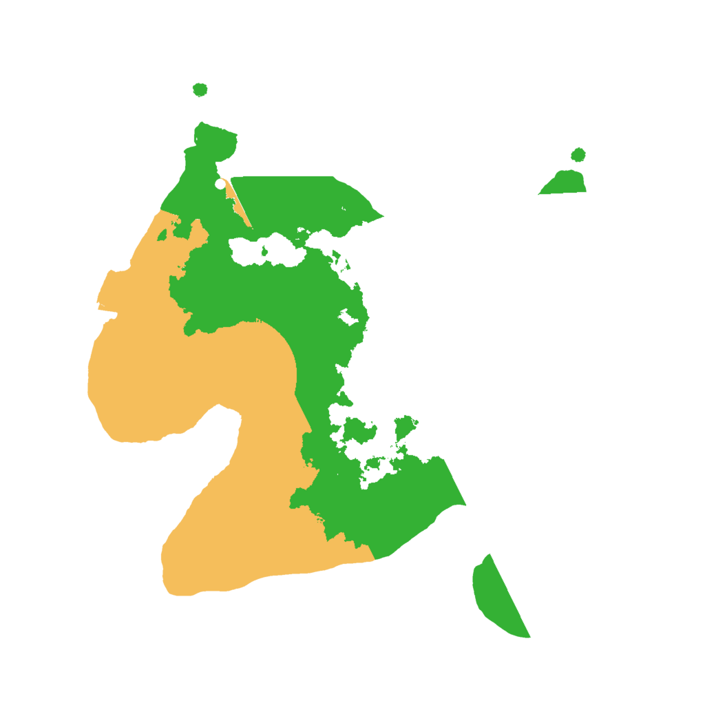 Biome Rust Map: Procedural Map, Size: 2000, Seed: 372943589