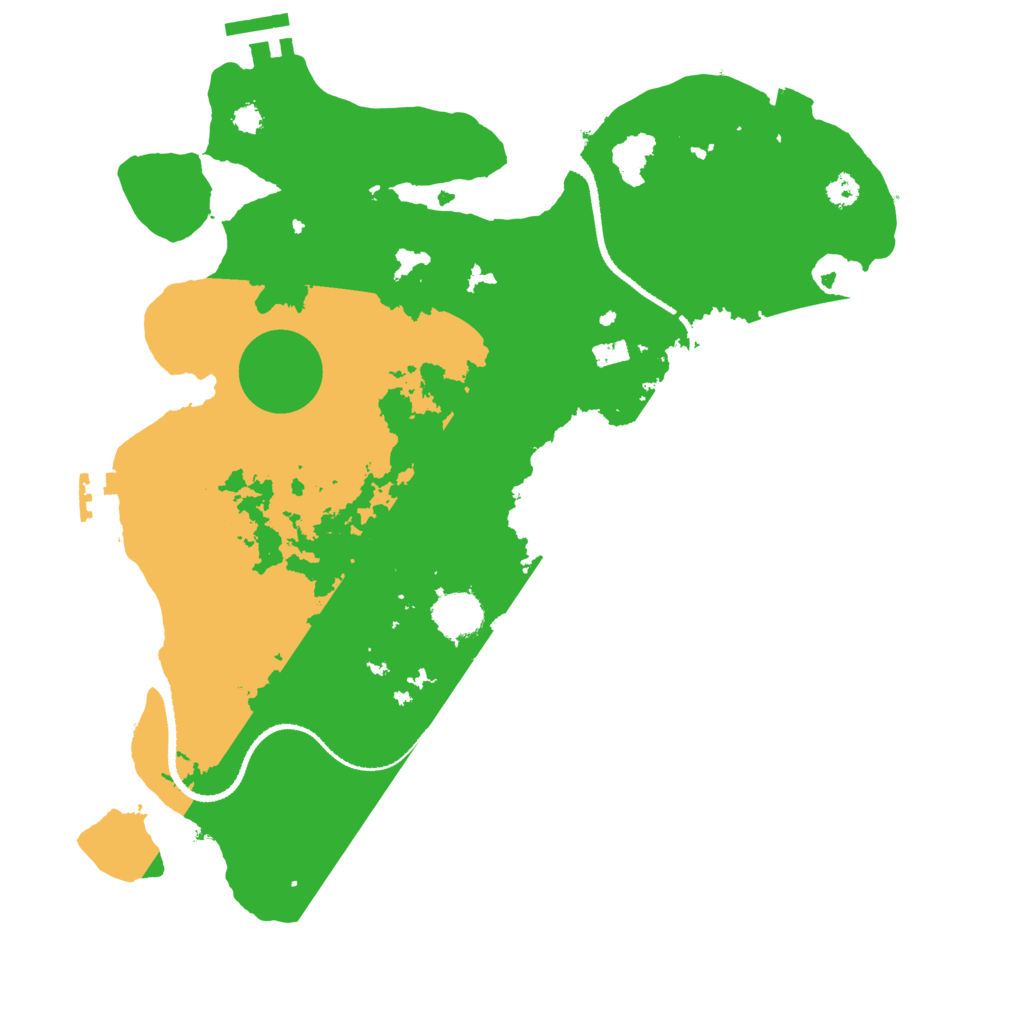 Biome Rust Map: Procedural Map, Size: 3230, Seed: 13847