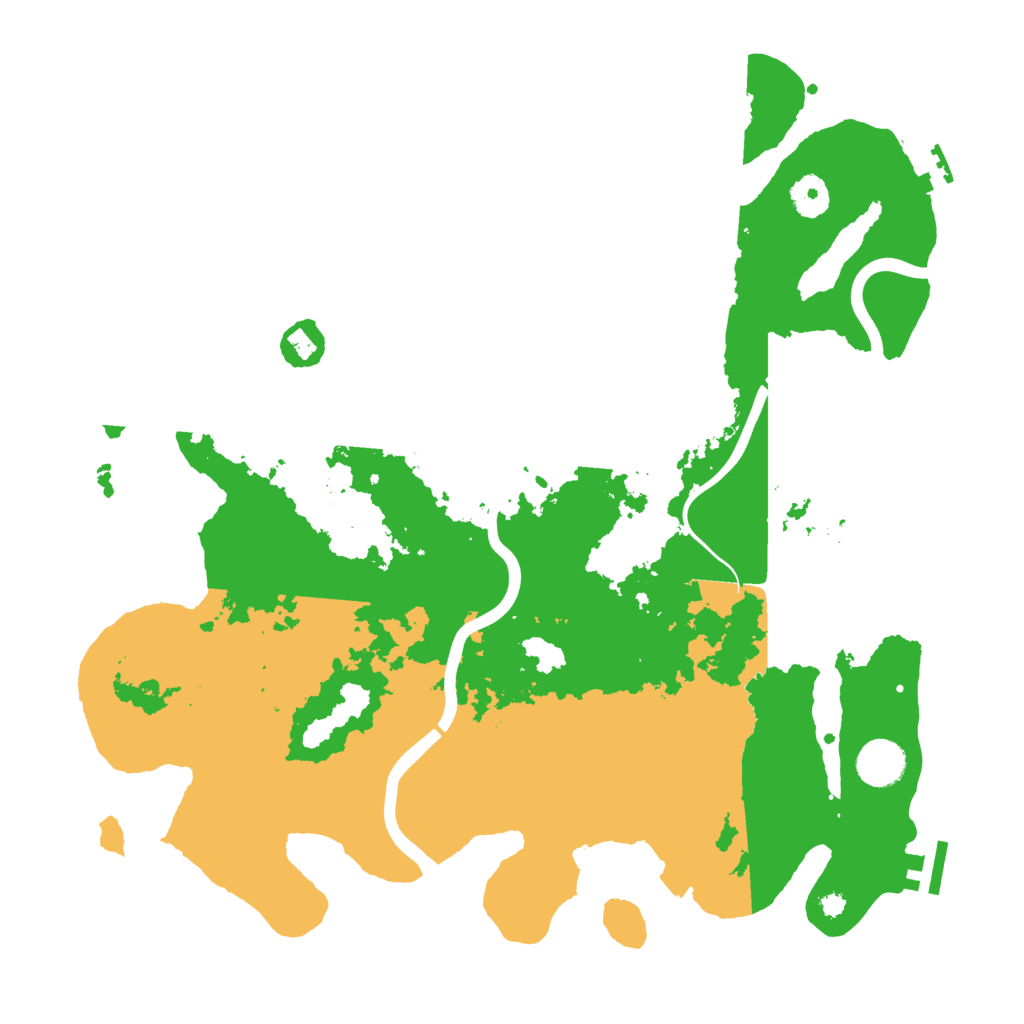Biome Rust Map: Procedural Map, Size: 3855, Seed: 1234