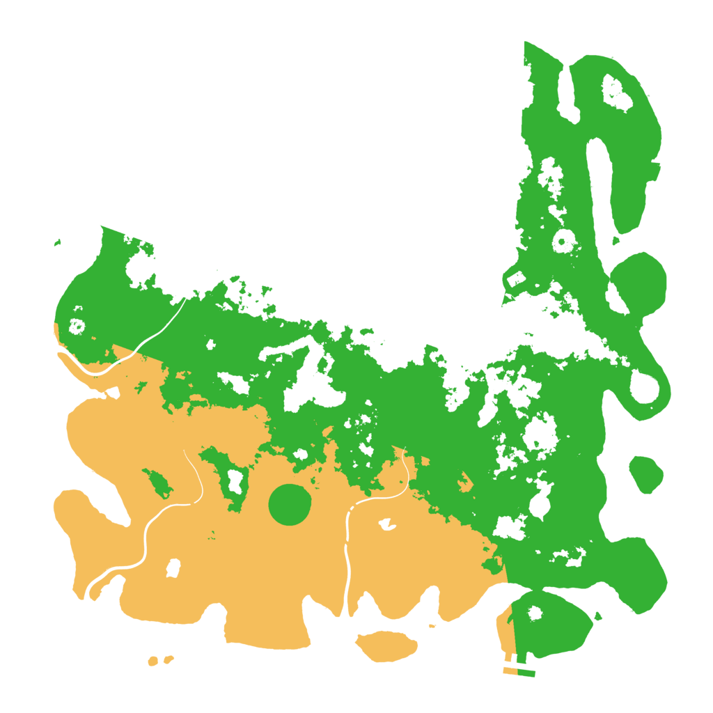 Biome Rust Map: Procedural Map, Size: 4500, Seed: 1249045194