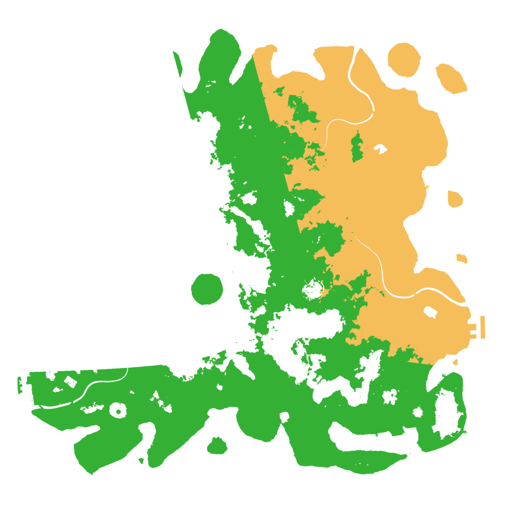 Biome Rust Map: Procedural Map, Size: 4500, Seed: 1981750290