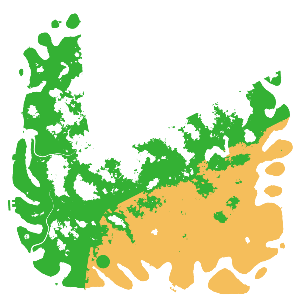 Biome Rust Map: Procedural Map, Size: 6000, Seed: 254