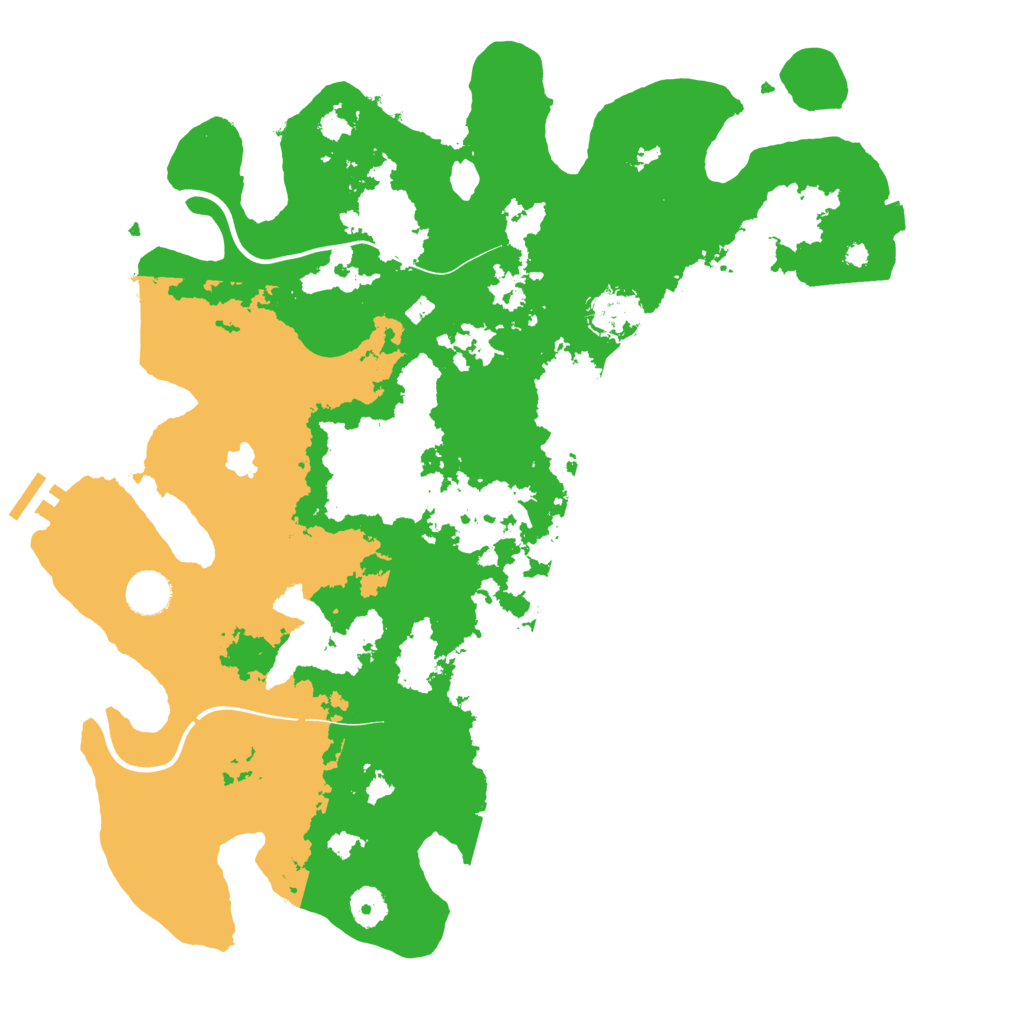 Biome Rust Map: Procedural Map, Size: 4000, Seed: 654752