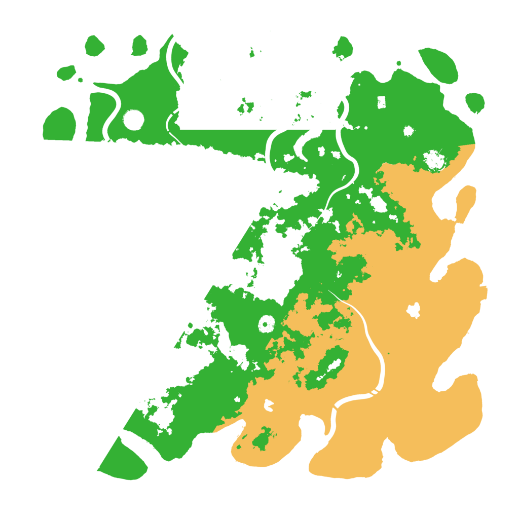 Biome Rust Map: Procedural Map, Size: 4500, Seed: 1845182610