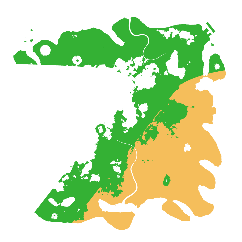 Biome Rust Map: Procedural Map, Size: 4000, Seed: 601947