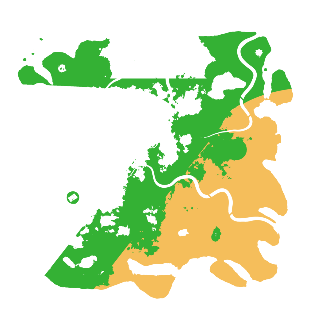 Biome Rust Map: Procedural Map, Size: 4000, Seed: 601947