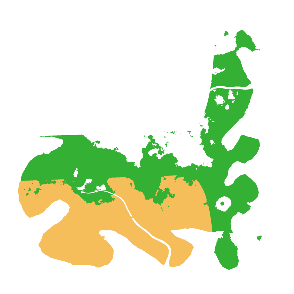 Biome Rust Map: Procedural Map, Size: 3000, Seed: 22802280