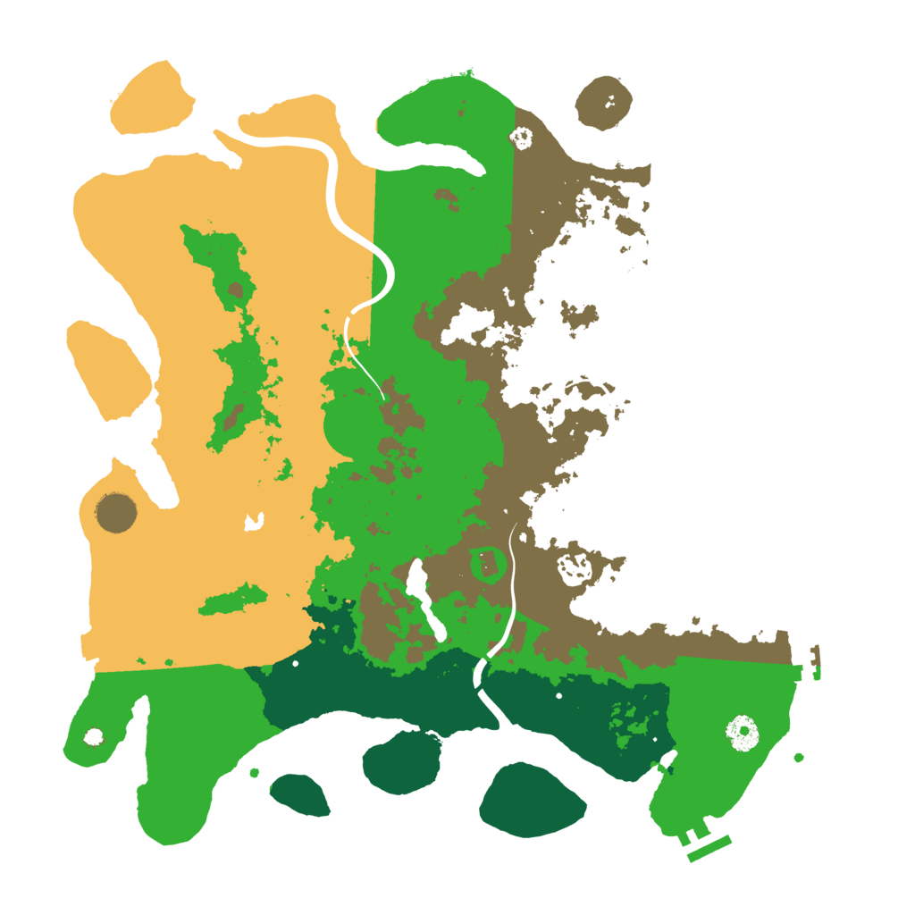 Biome Rust Map: Procedural Map, Size: 4000, Seed: 1736720795
