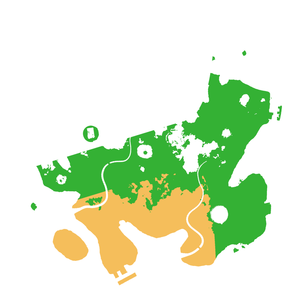 Biome Rust Map: Procedural Map, Size: 3000, Seed: 1320021904