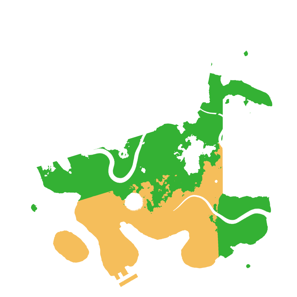 Biome Rust Map: Procedural Map, Size: 3000, Seed: 1320021904