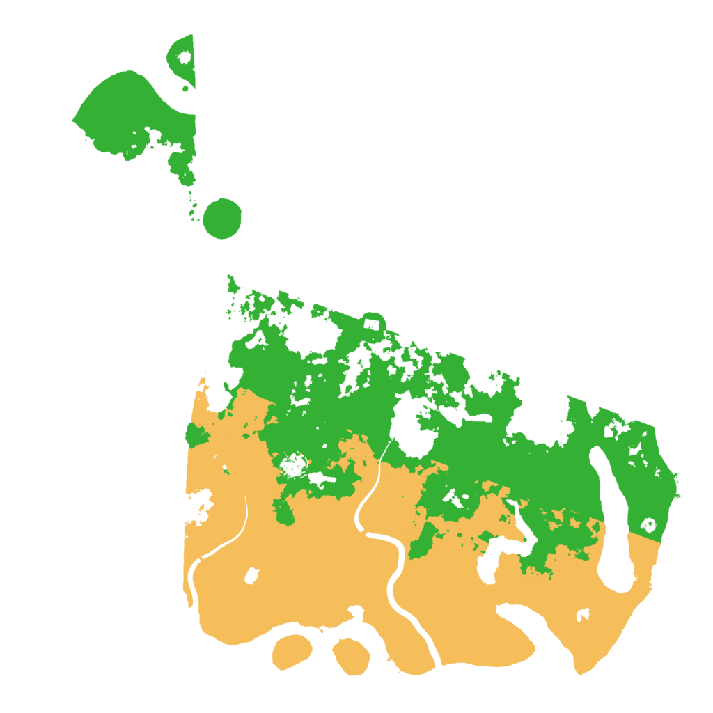 Biome Rust Map: Procedural Map, Size: 5000, Seed: 7865455