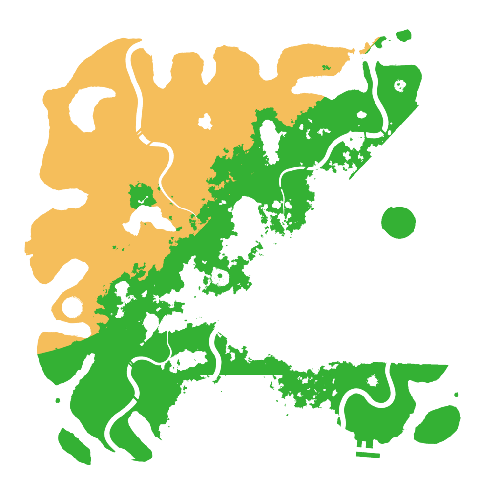 Biome Rust Map: Procedural Map, Size: 4250, Seed: 199425