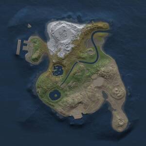 Thumbnail Rust Map: Procedural Map, Size: 2000, Seed: 13532, 4 Monuments