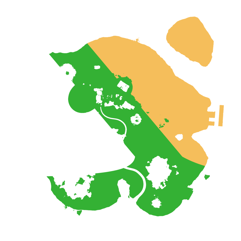 Biome Rust Map: Procedural Map, Size: 2300, Seed: 1455904135