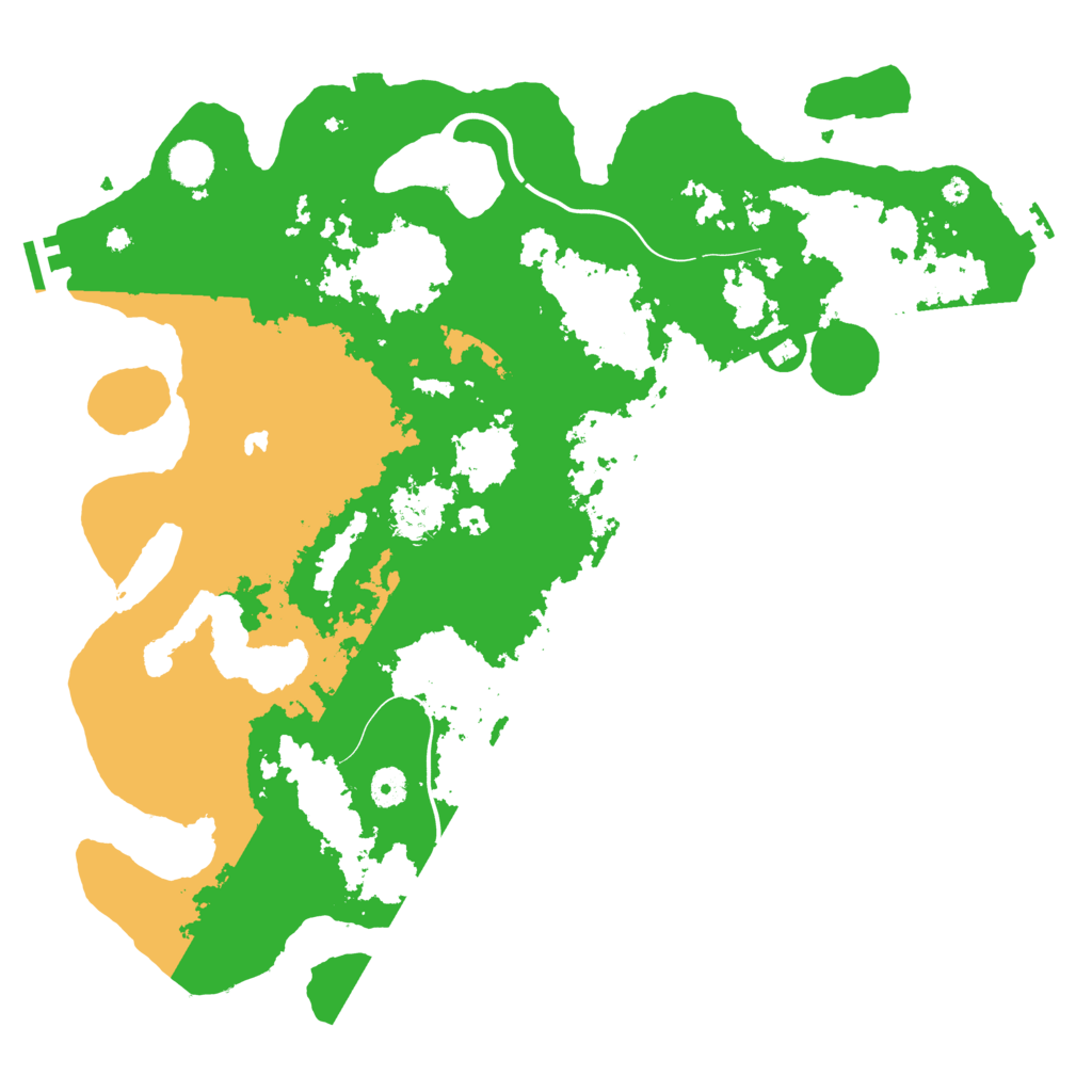 Biome Rust Map: Procedural Map, Size: 4250, Seed: 22372