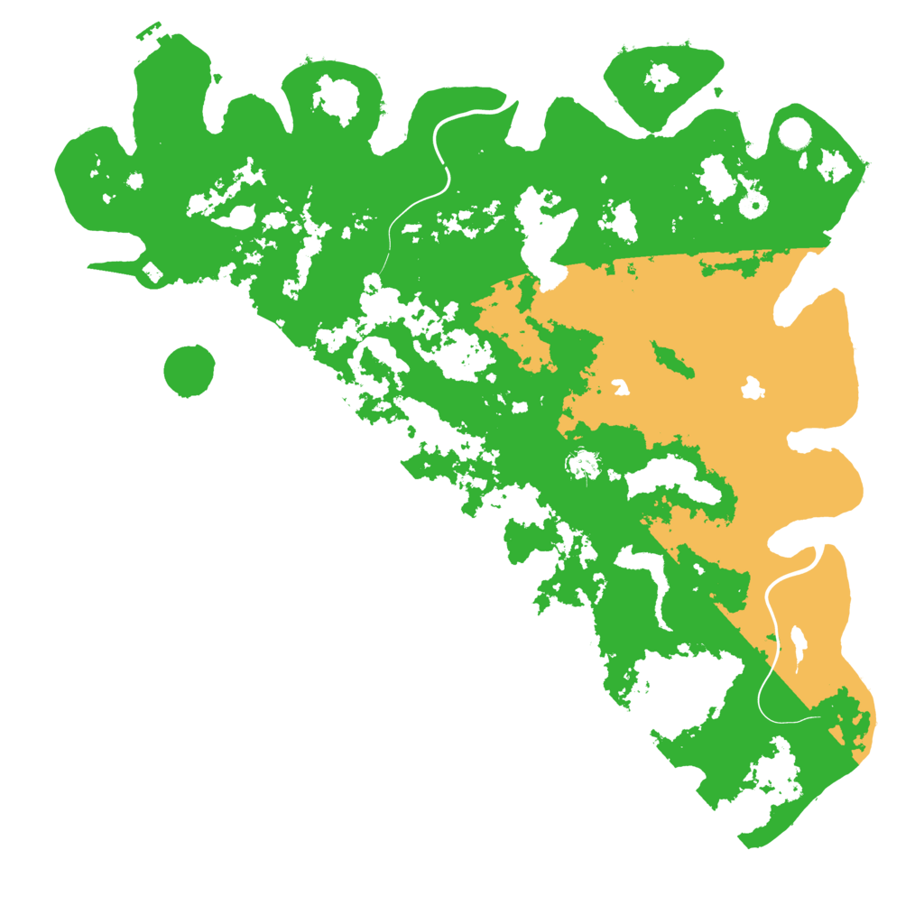 Biome Rust Map: Procedural Map, Size: 5000, Seed: 6379415