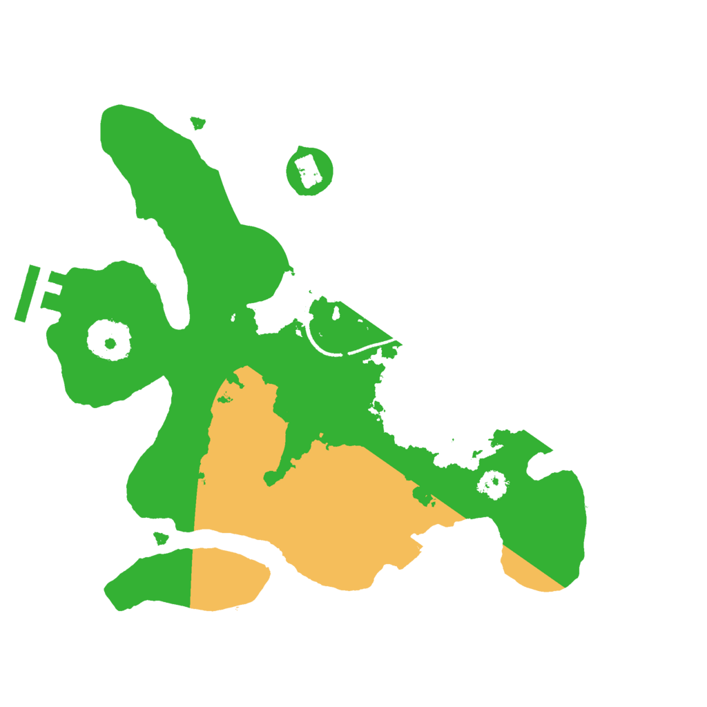 Biome Rust Map: Procedural Map, Size: 2500, Seed: 148269062