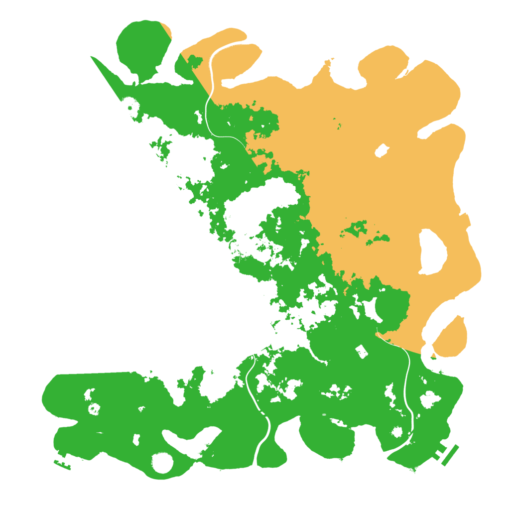 Biome Rust Map: Procedural Map, Size: 4250, Seed: 2126216852