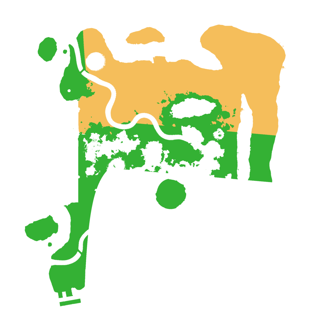 Biome Rust Map: Procedural Map, Size: 3000, Seed: 1179934863
