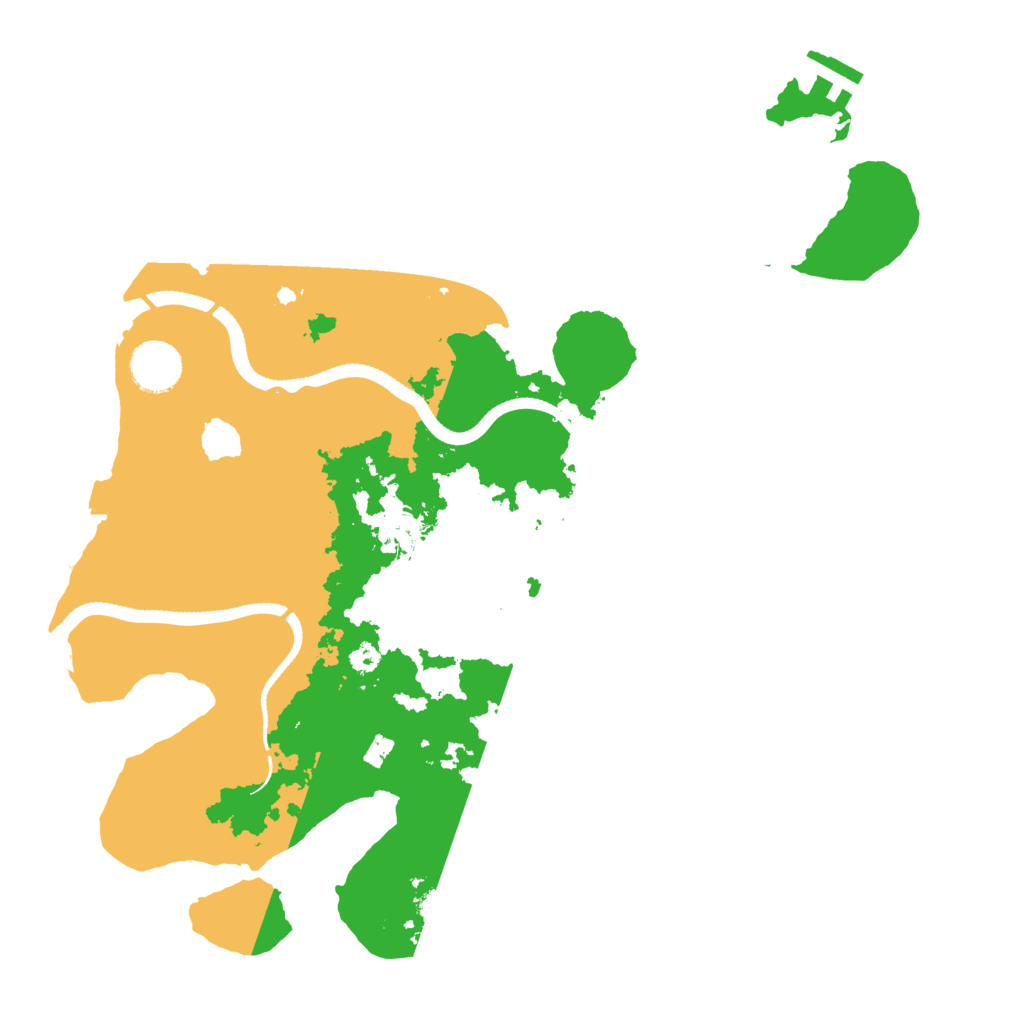 Biome Rust Map: Procedural Map, Size: 3500, Seed: 347218394