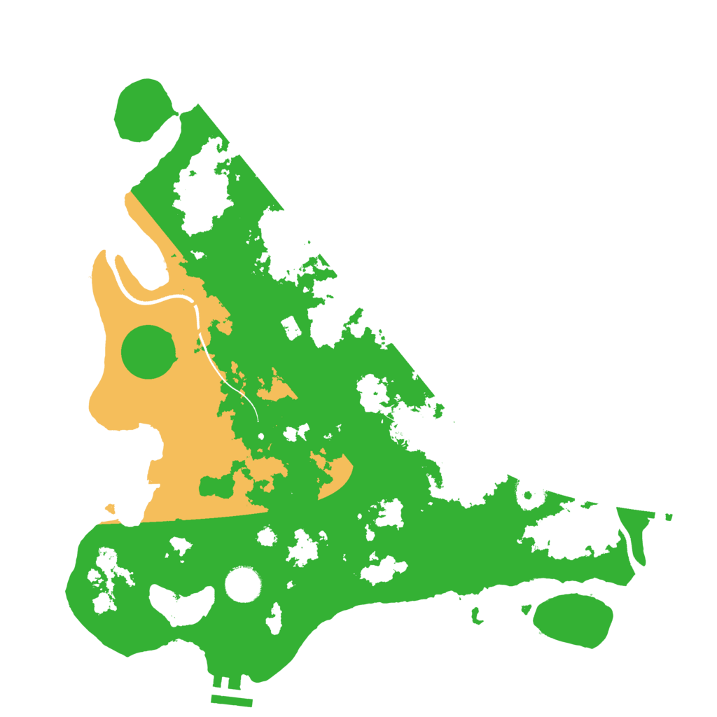 Biome Rust Map: Procedural Map, Size: 3500, Seed: 1518665823