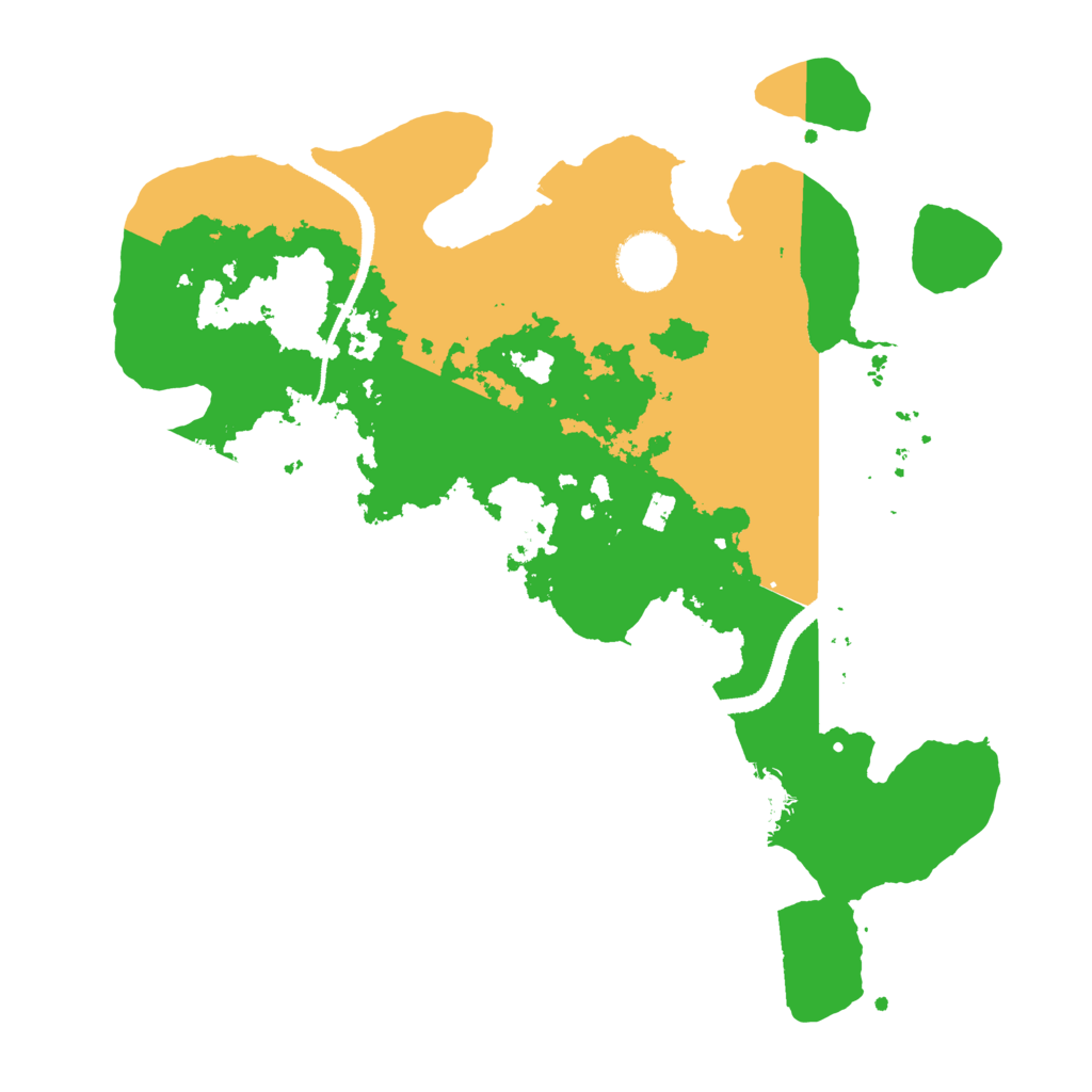 Biome Rust Map: Procedural Map, Size: 3200, Seed: 1067969693