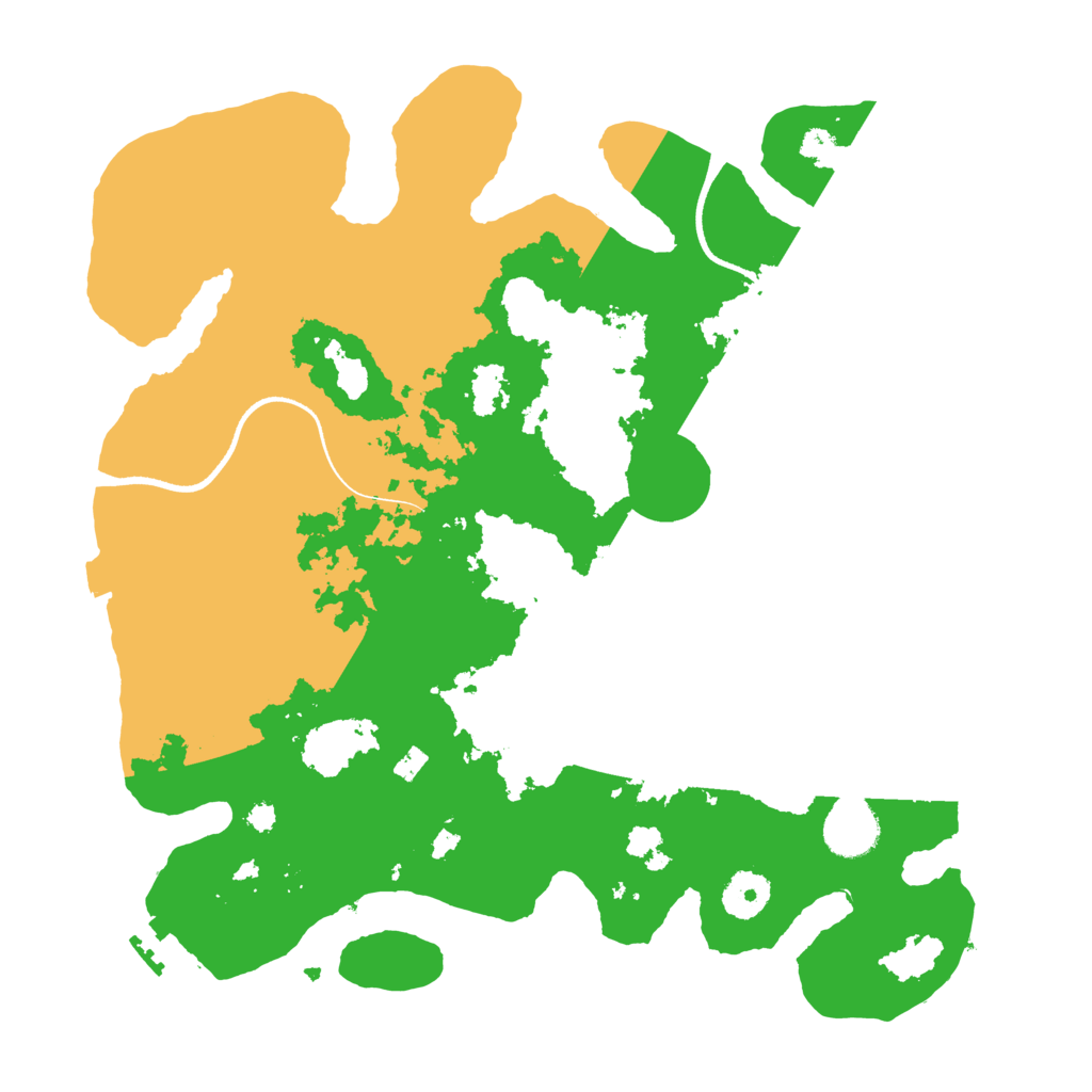 Biome Rust Map: Procedural Map, Size: 3500, Seed: 1138003735