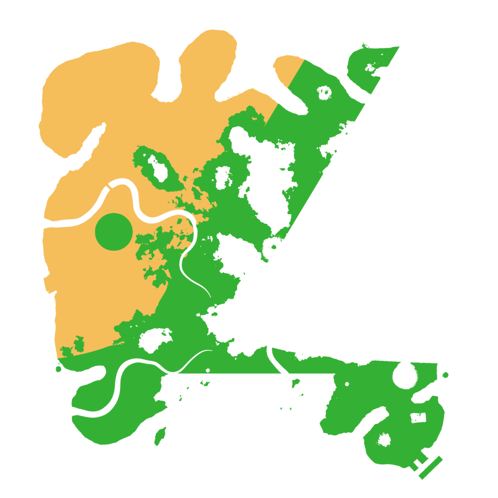 Biome Rust Map: Procedural Map, Size: 3500, Seed: 1138003735
