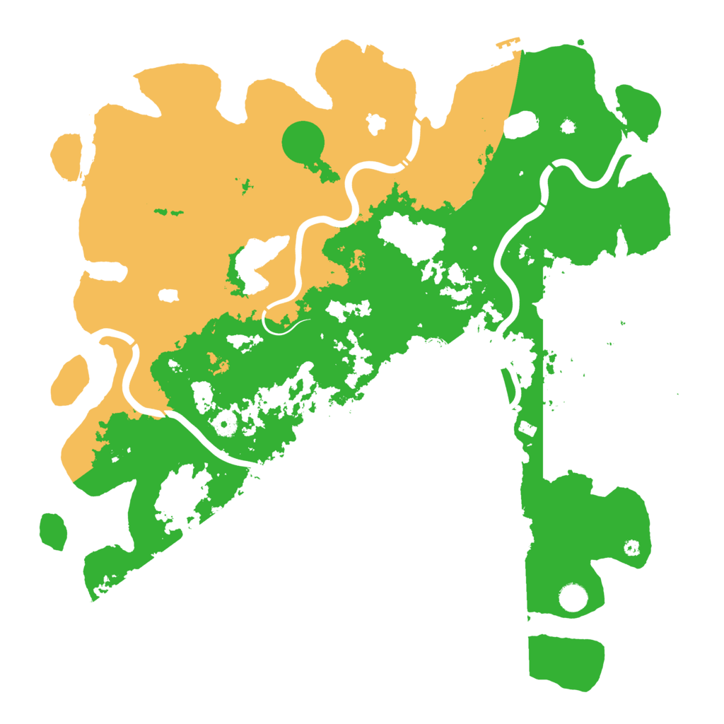 Biome Rust Map: Procedural Map, Size: 4500, Seed: 618133687