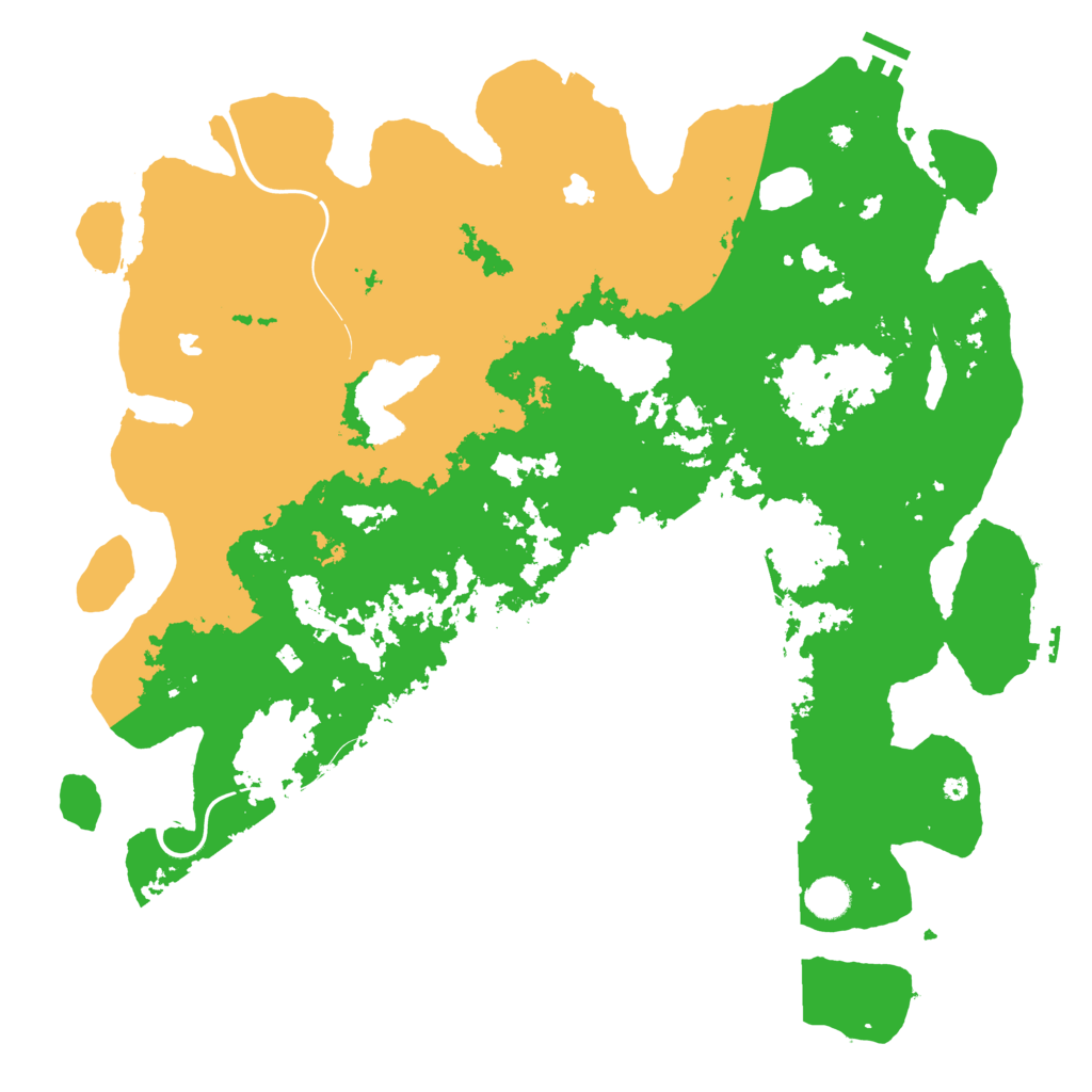 Biome Rust Map: Procedural Map, Size: 4500, Seed: 618133687