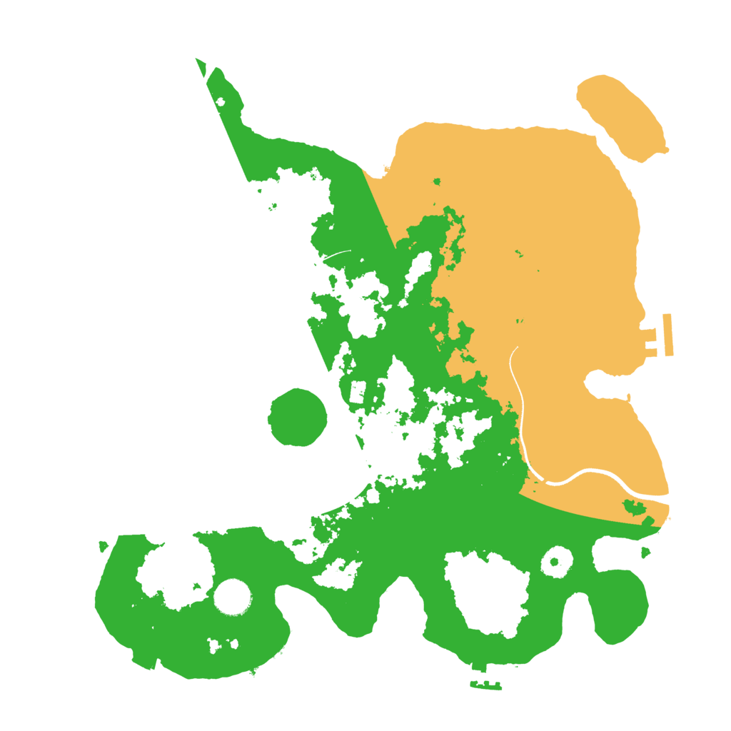 Biome Rust Map: Procedural Map, Size: 3500, Seed: 277687618