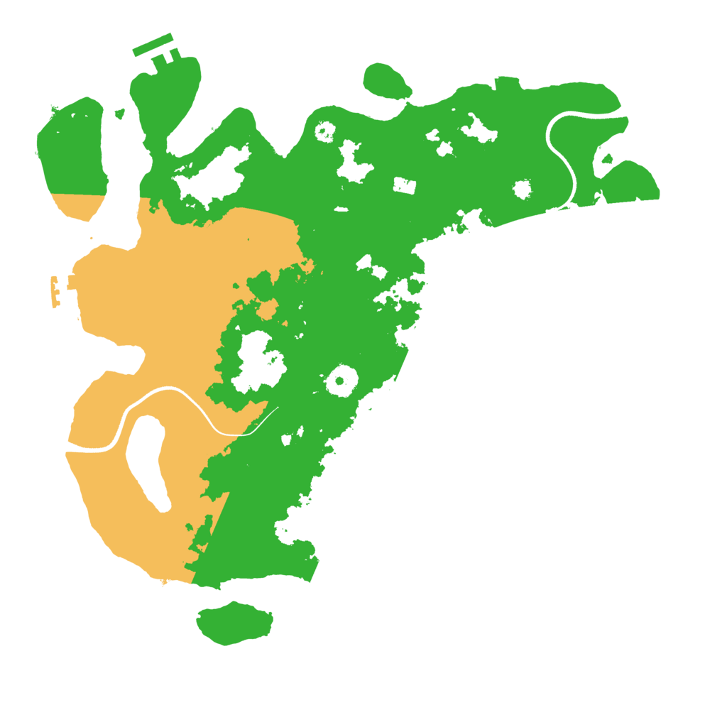 Biome Rust Map: Procedural Map, Size: 3500, Seed: 1314401892