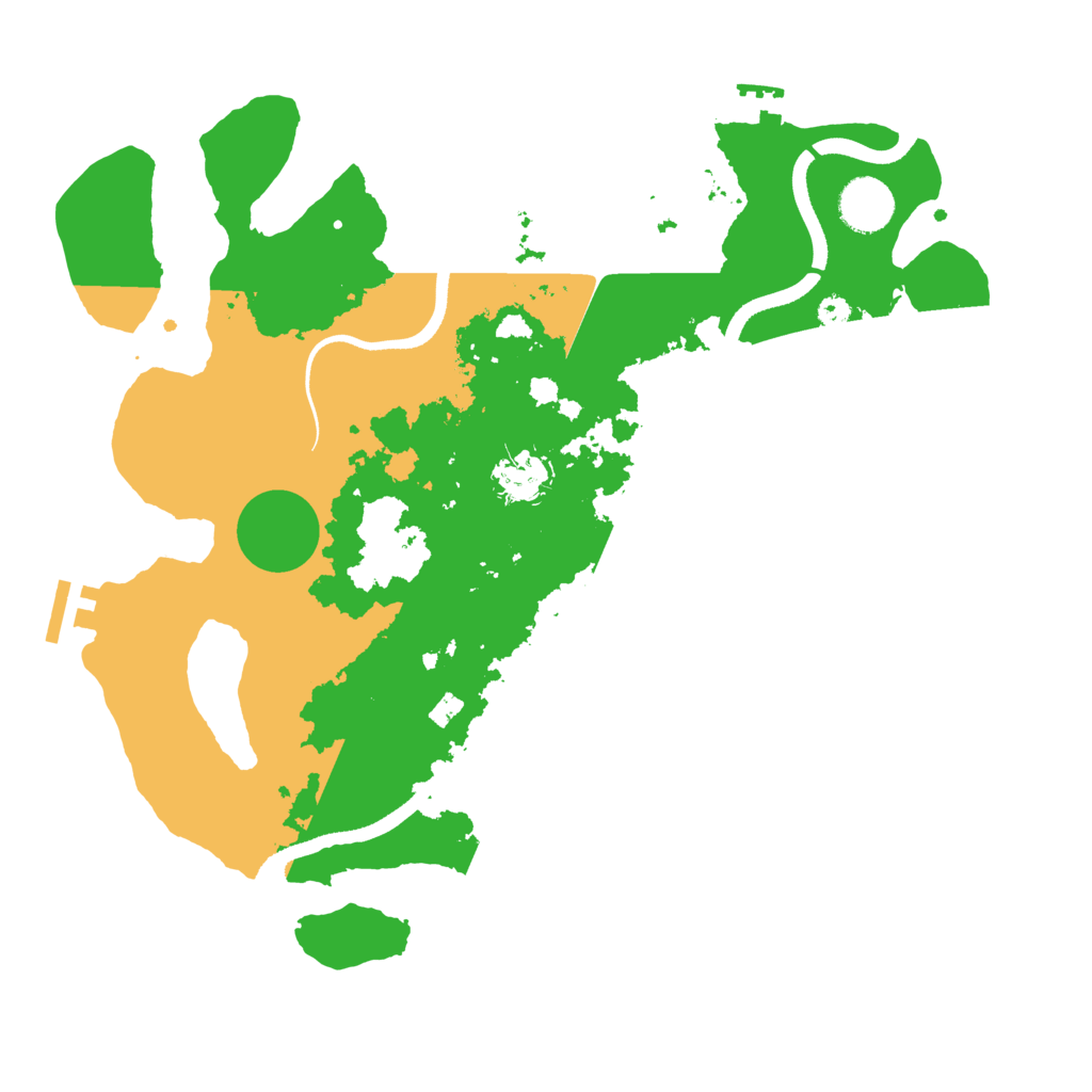 Biome Rust Map: Procedural Map, Size: 3500, Seed: 1314401892