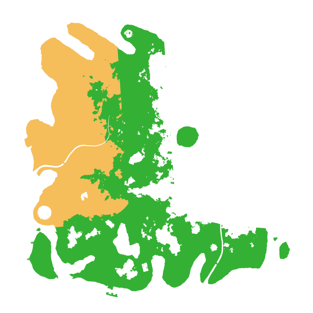 Biome Rust Map: Procedural Map, Size: 4000, Seed: 63398